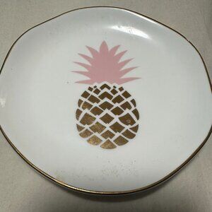 Small Glass Pineapple Dish